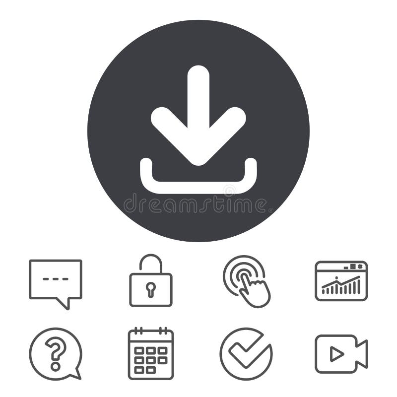 Download icon. Upload button. vector illustration Download icon. Upload button. vector illustration