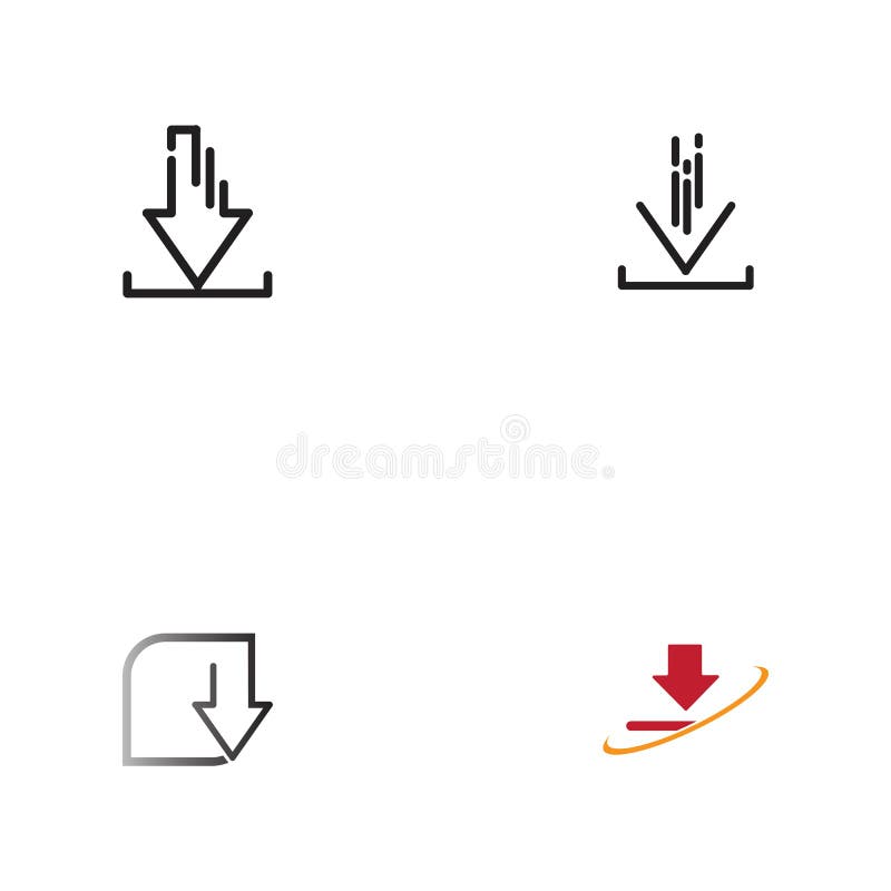 Download icon vector symbol illustration design template vector illustration
