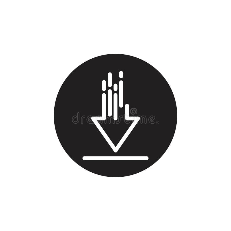 Download icon vector symbol illustration design template vector illustration