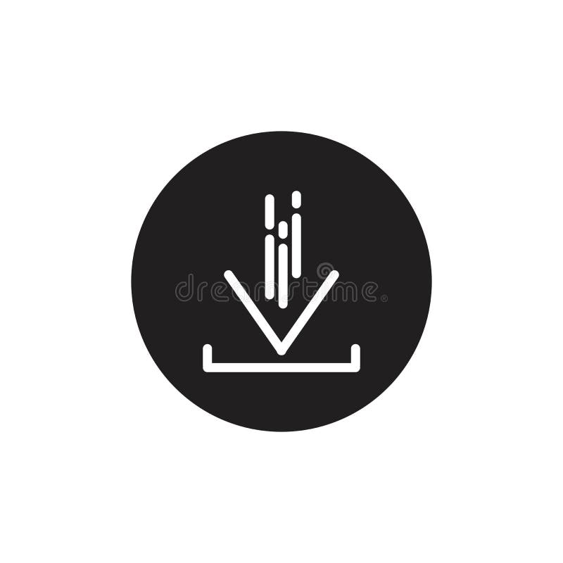 Download icon vector symbol illustration design template vector illustration