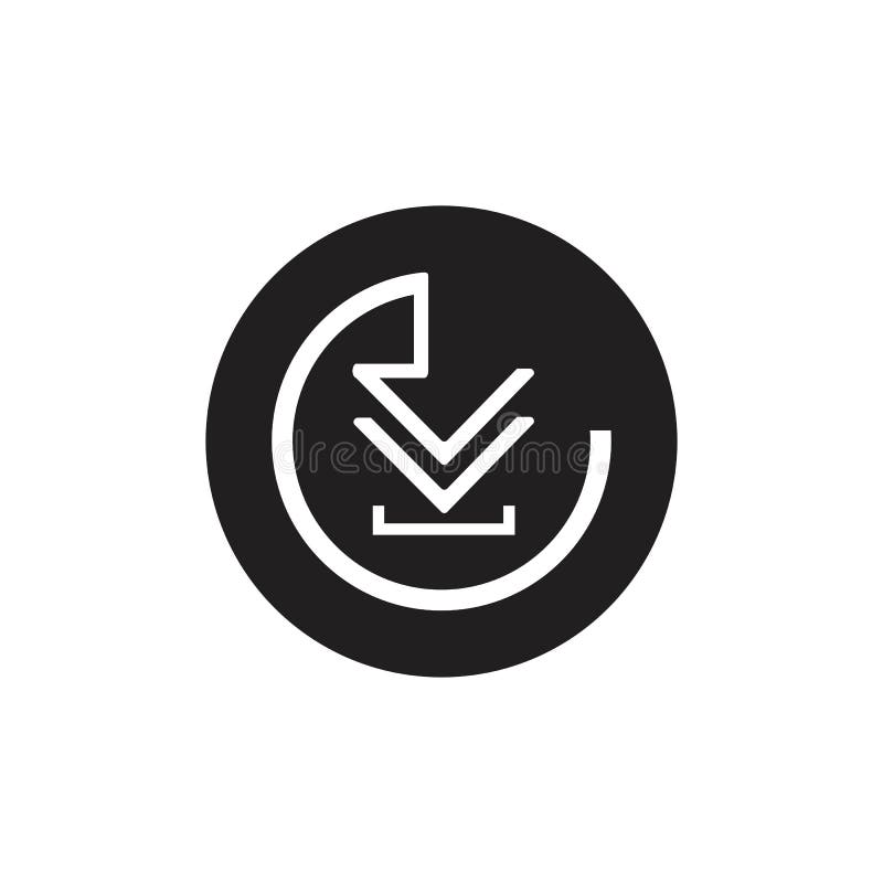 Download icon vector symbol illustration design template vector illustration