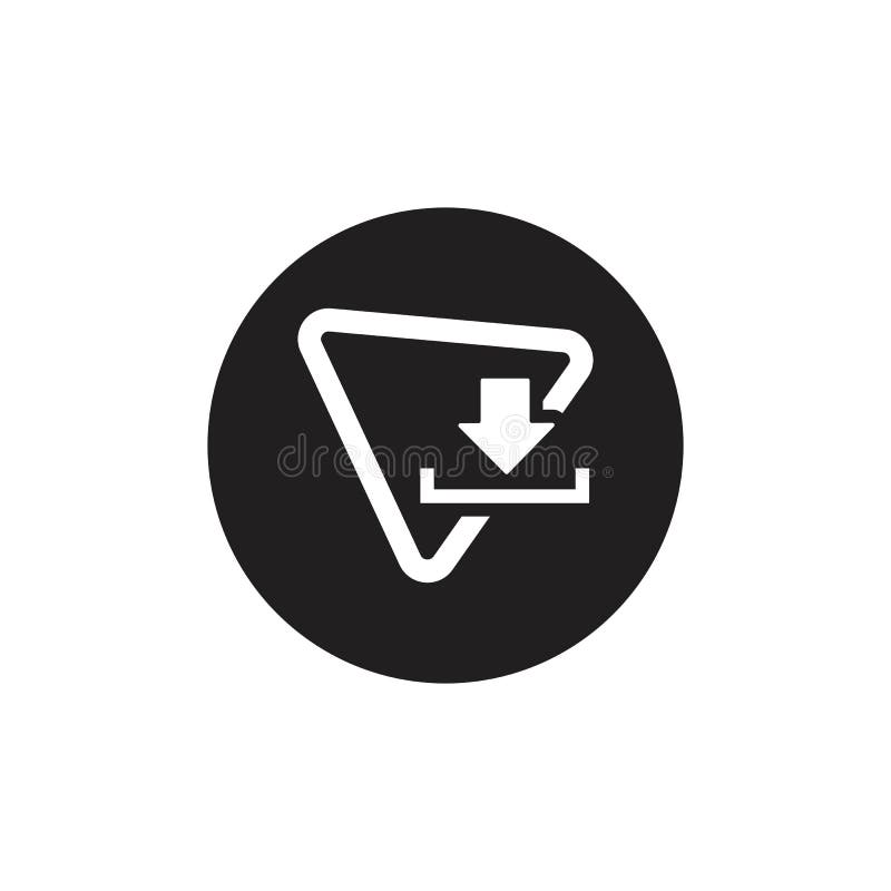 Download icon vector symbol illustration design template vector illustration