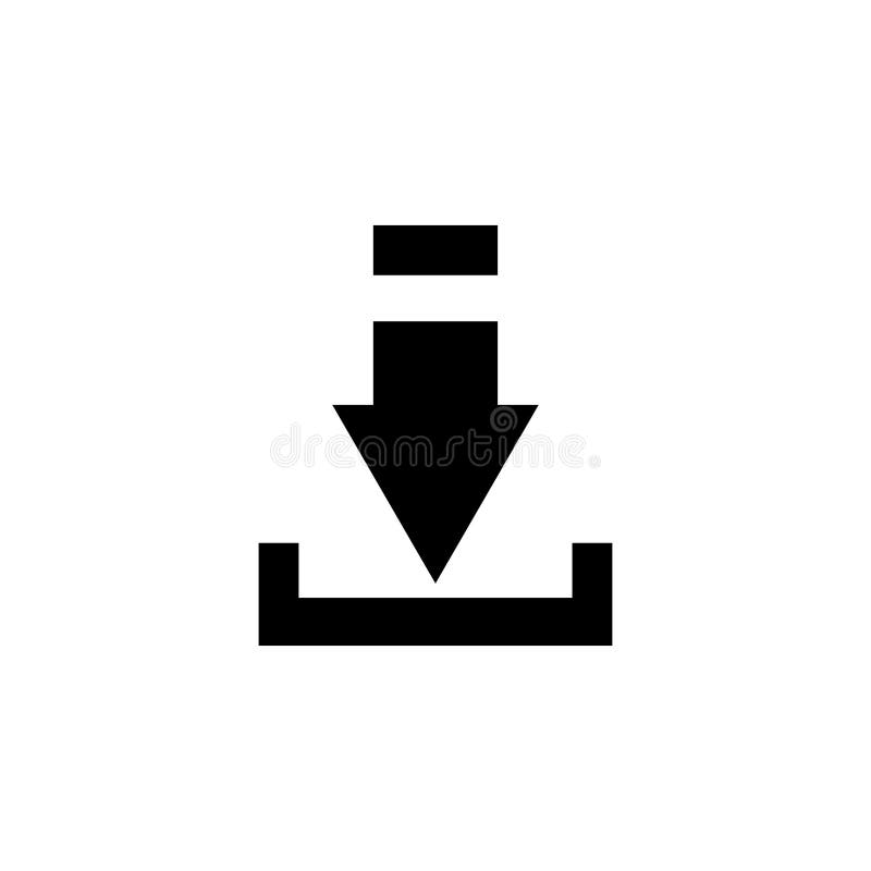 Download Vector Icon Install Symbol Modern Simple Flat Vector download-vector-icon-install-symbol-modern-simple-flat-vector