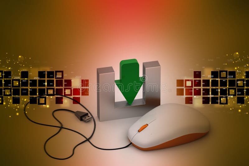 Amplifier Maxim Maori Downloading Icon Connected with Computer Mouse Stock Illustration -  Illustration of element, business: 75144215