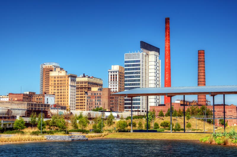Downtown Birmingham, Alabama royalty free stock photography