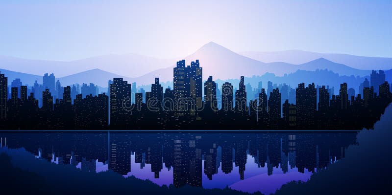 Downtown City Wallpaper in the Morning and Evening Landscape Wallpaper Illustration Vector Style Stock Vector - Illustration of light, downtown: 168175830 Downtown City Wallpaper in the Morning and Evening Landscape Wallpaper Illustration Vector Style Stock Vector - Illustration of light, downtown: 168175830