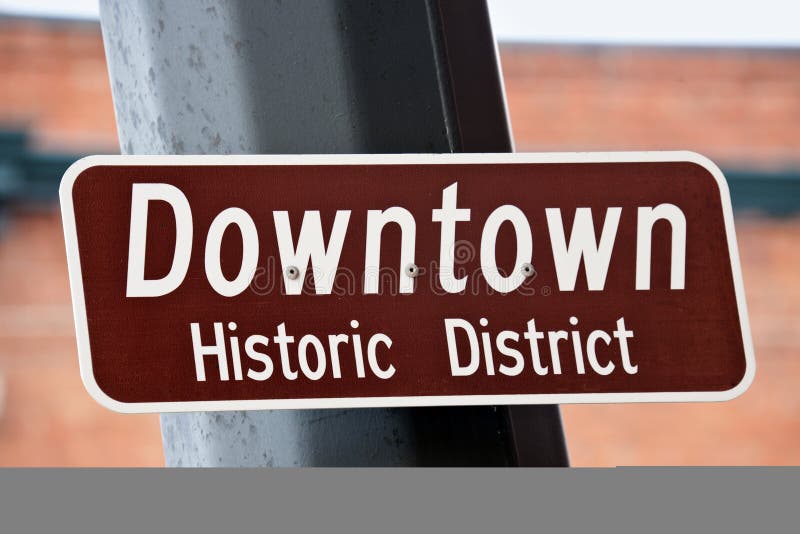 Downtown - Historic District royalty free stock photography
