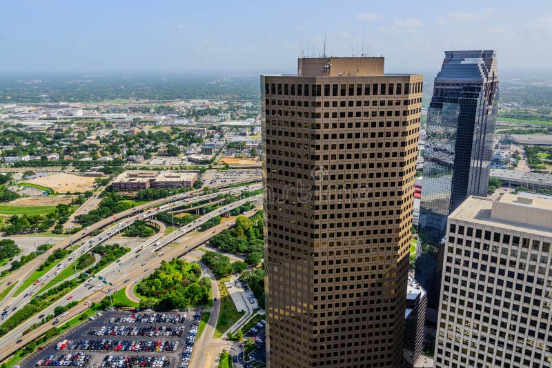 Downtown Houston Freeways Stock Photos Free & RoyaltyFree Stock