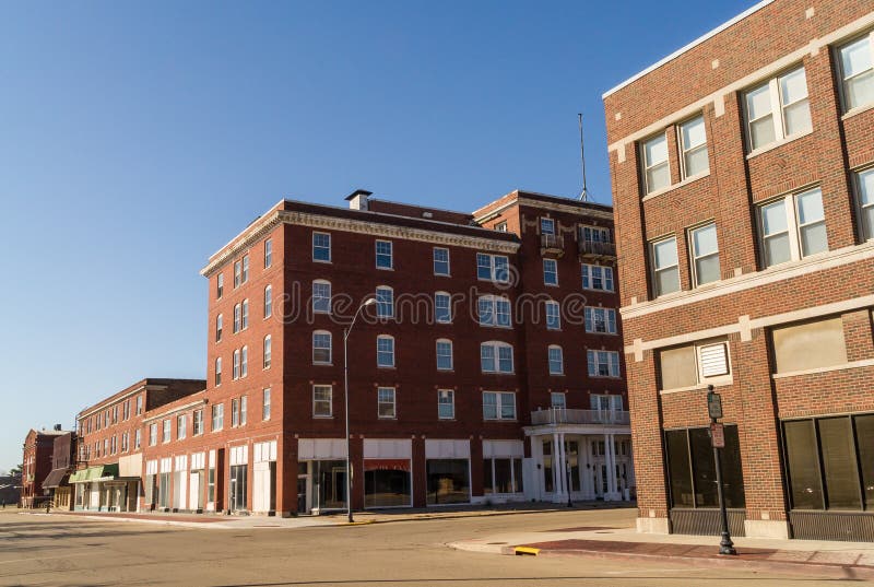 Downtown LaSalle, Illinois. Stock Photo Image of door, scene 66111104
