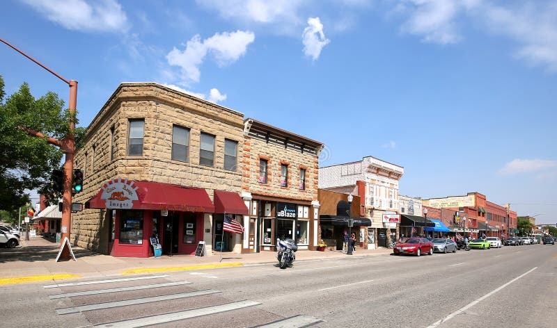 Downtown main street in Cody, Wyoming
