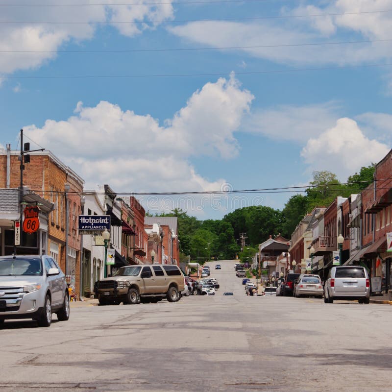 Downtown Main Street in Weston, MO Editorial Photo Image of darling