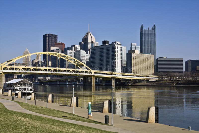 Downtown Pittsburgh stock images