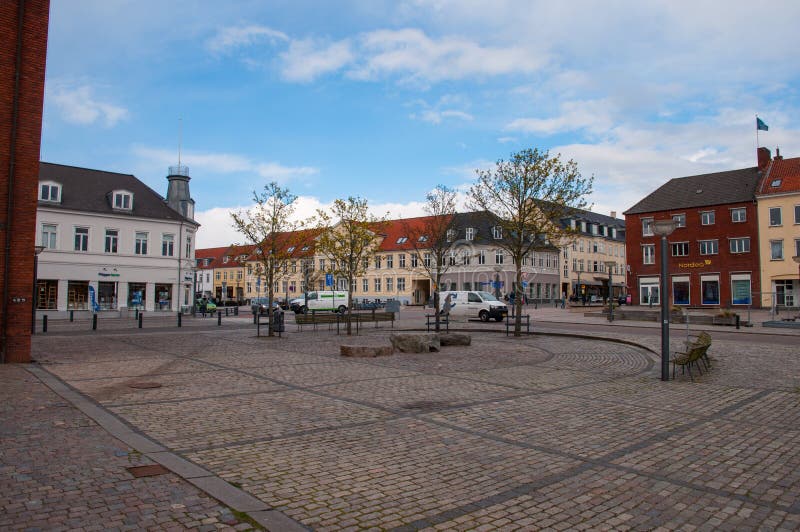 Town of Ringsted in Denmark Editorial Stock Image Image of city, town