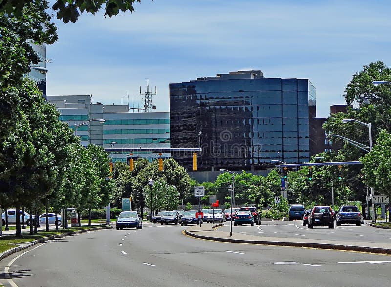 Downtown Stamford, Connecticut Editorial Image Image of place