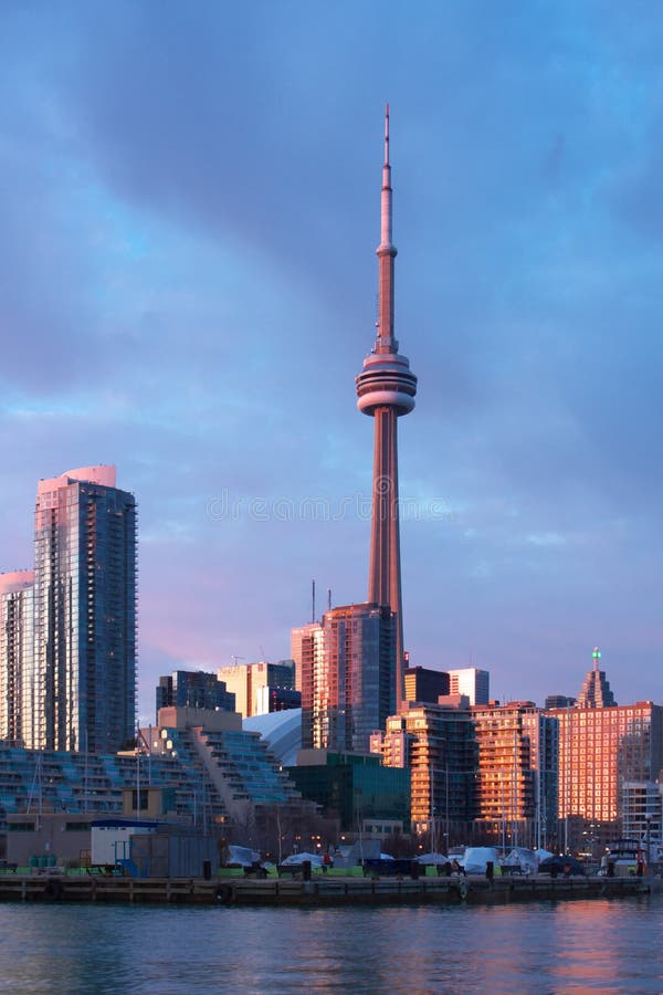 Downtown Toronto at Sunset