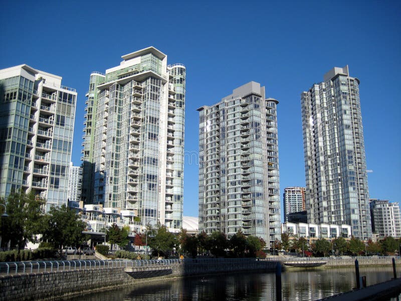 Downtown Vancouver, Canada royalty free stock photos