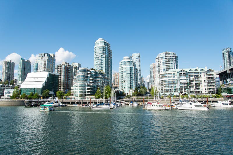 Downtown Vancouver Waterfront Editorial Stock Photo Image of