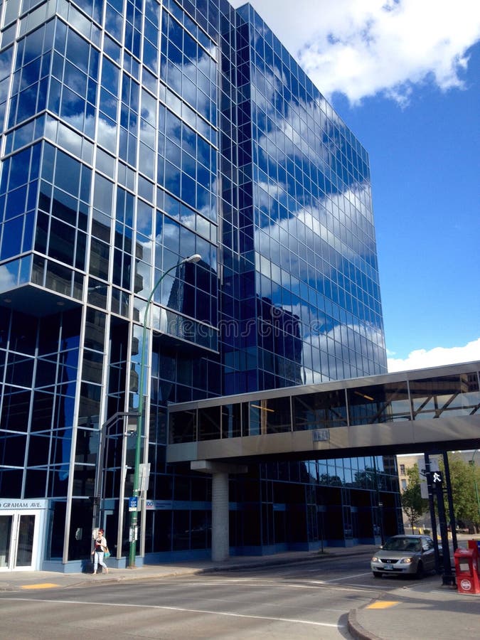 Downtown Winnipeg royalty free stock photography