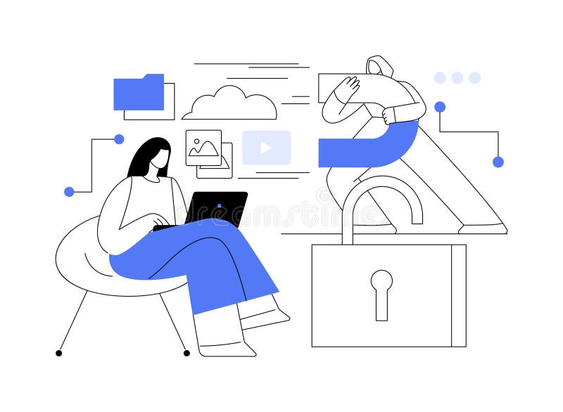 doxing-abstract-concept-vector-illustration-stock-vector