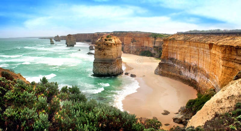 Doze apóstolos, Austrália imagens de stock Doze apóstolos, Austrália imagens de stock