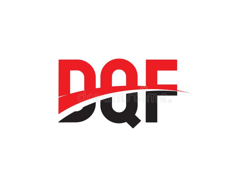 DQF Letter Initial Logo Design Vector Illustration Stock Vector ...