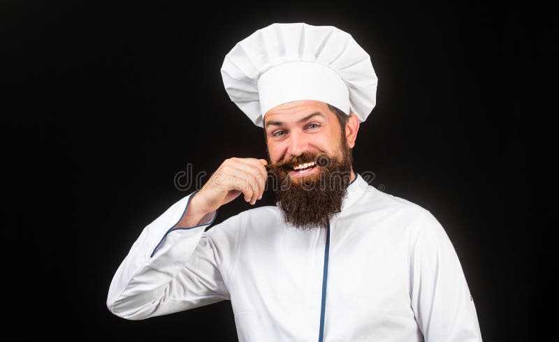 Drôle Avec Le Chef Cuisinier De Barbe Tablier De Port De Bavette D'homme Et  De Moustache De Barbe Homme De Couche Portrait D'un C Photo stock - Image  du culinaire, délicieux: 197384476