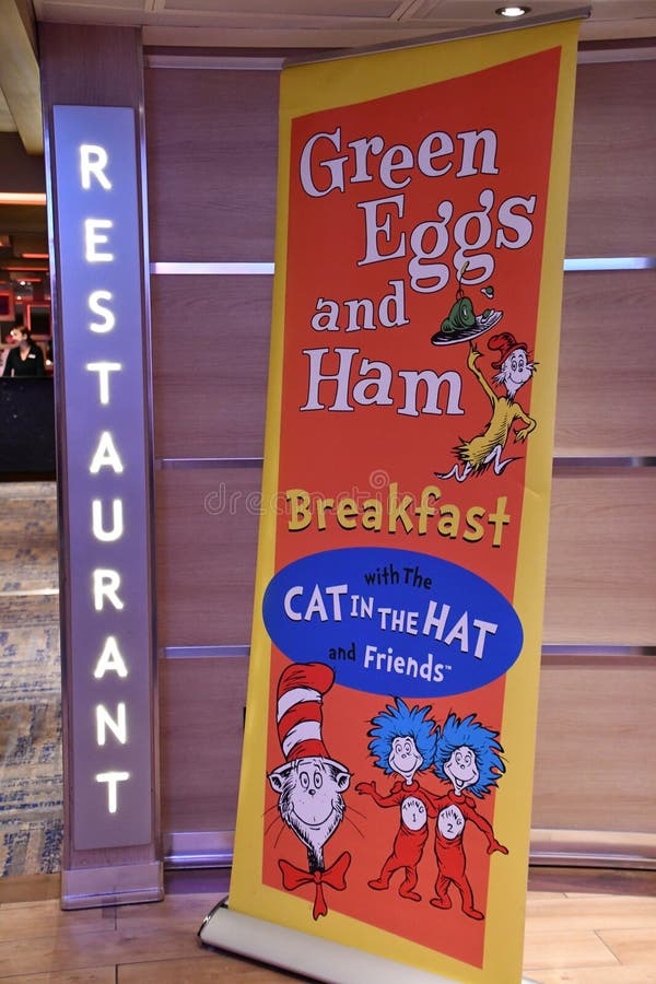 Dr Seuss Green Eggs and Ham Breakfast Aboard the Carnival Panorama