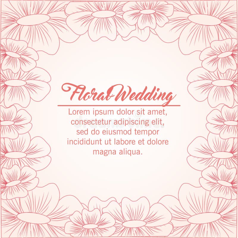 Dra blommasymbolen Blom- bröllopdesign som stylized swirlvektorn för bakgrund det dekorativa diagrammet vågr royaltyfri illustrationer Dra blommasymbolen Blom- bröllopdesign som stylized swirlvektorn för bakgrund det dekorativa diagrammet vågr royaltyfri illustrationer