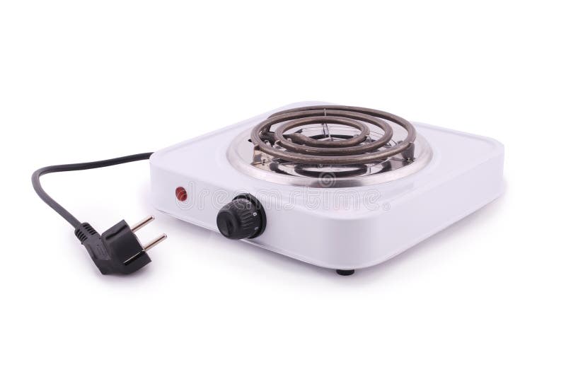 Draagbaar keuken elektrisch fornuis stock foto Draagbaar keuken elektrisch fornuis stock foto