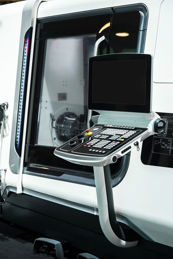 Draaiende CNC machine royalty-vrije stock foto