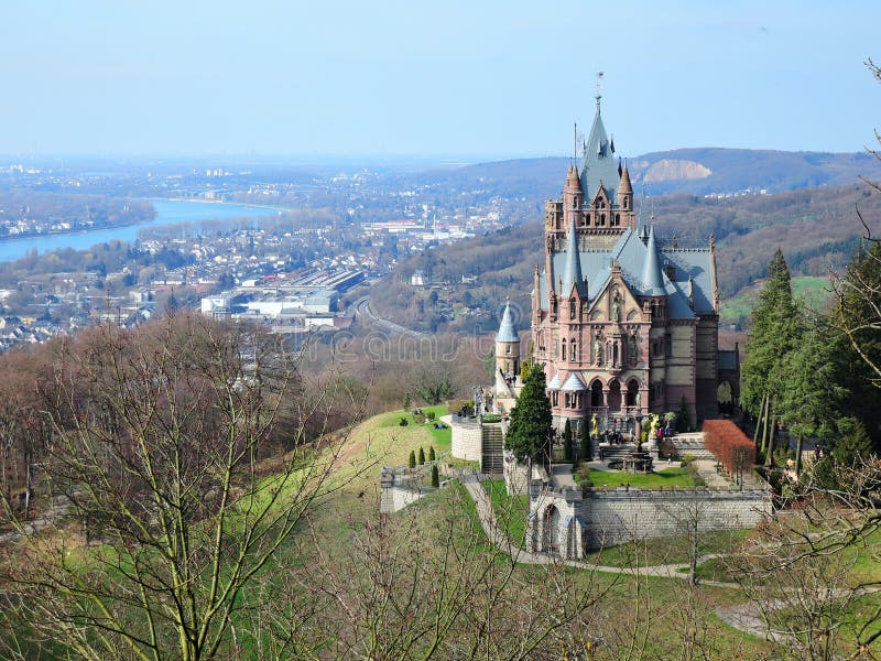 Drachenburg Castle in Cologne, Germany Editorial Image - Image of flux