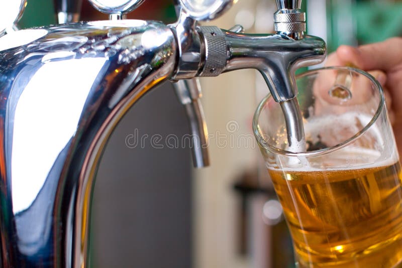 Fresh german draft beer stock photo. Image of bottle 10734168