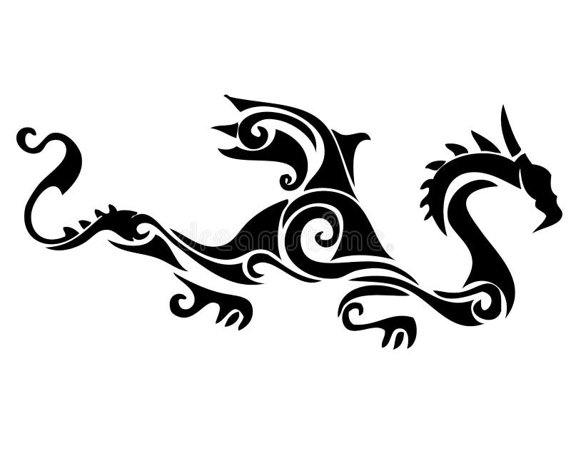 Jogo do dragão ilustração do vetor. Ilustração de fortuna - 13808017