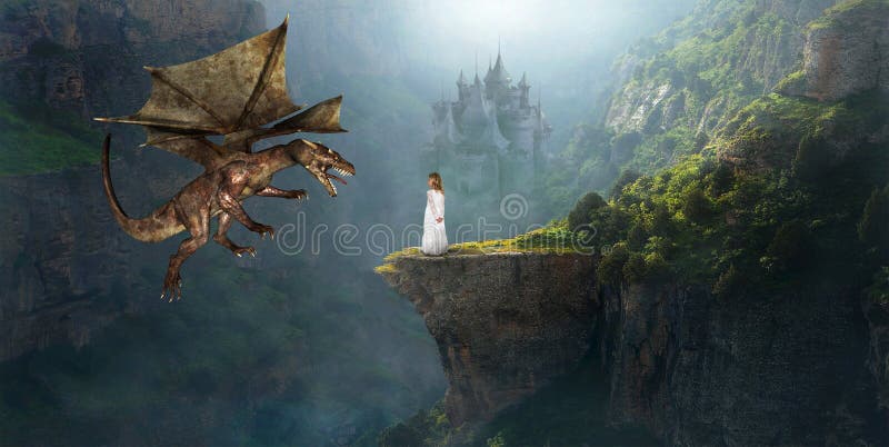 Imaginação, Divertimento, Jogo, Menina, Dinoaur Foto de Stock - Imagem de  menina, tiranossauro: 123573258