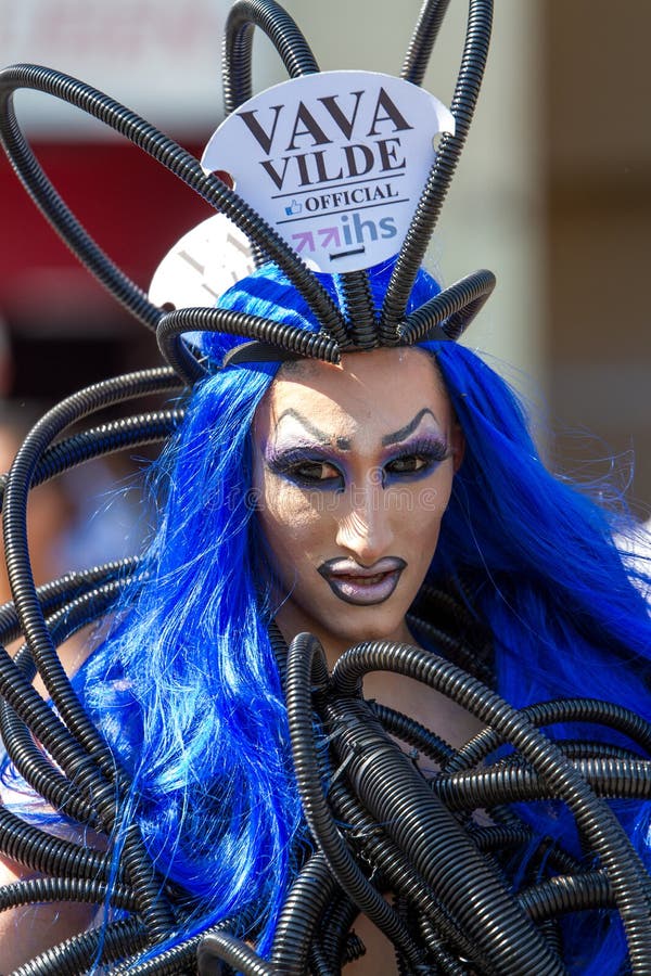 Drag queen a Christopher Street Day immagini stock