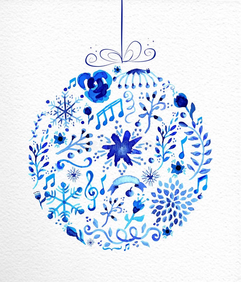 Dragen struntsakillustration för glad jul hand royaltyfri illustrationer