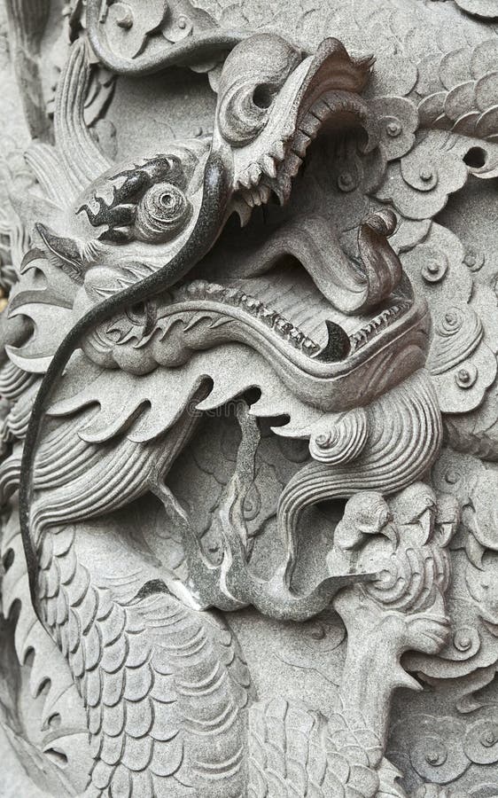 Dragon Carving in Hong Kong