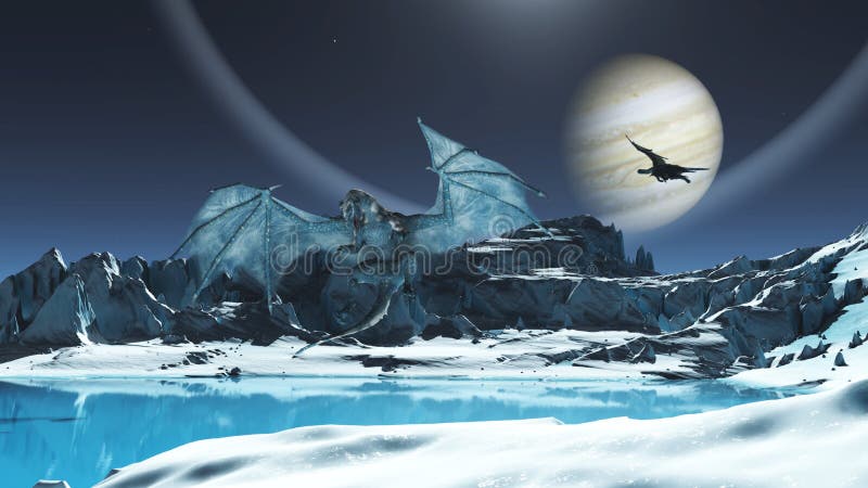 Dragon De Glace Illustration Stock Illustration Du Aventure Dragon De Glace Illustration Stock Illustration Du Aventure