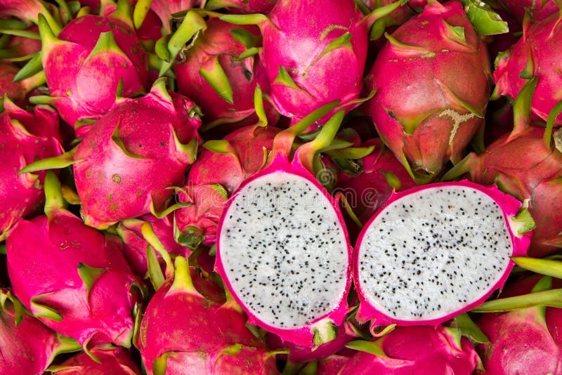 Dragon fruit the market in Thailand