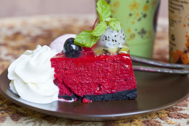 Dragon fruit cake stock photo. Image of cake, bakery 27424466