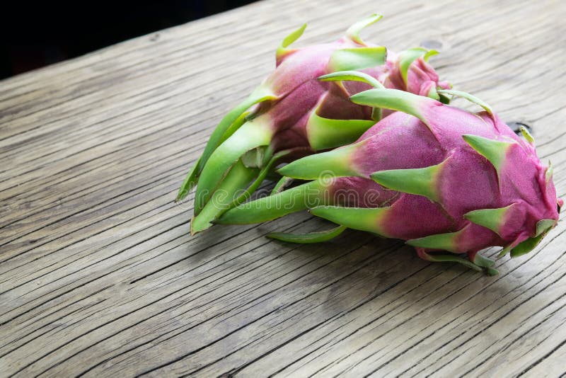 Dragon fruit for dessert stock photos