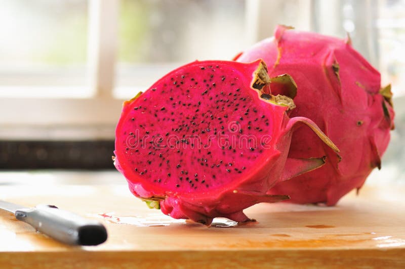 Delicious dragon fruit ready to be served. Delicious dragon fruit ready to be served