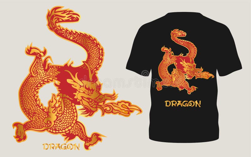 Dragon Graphic T Shirt Design Stock Vector Illustration Of Digital Print Dragon Graphic T Shirt Design Stock Vector Illustration Of Digital Print