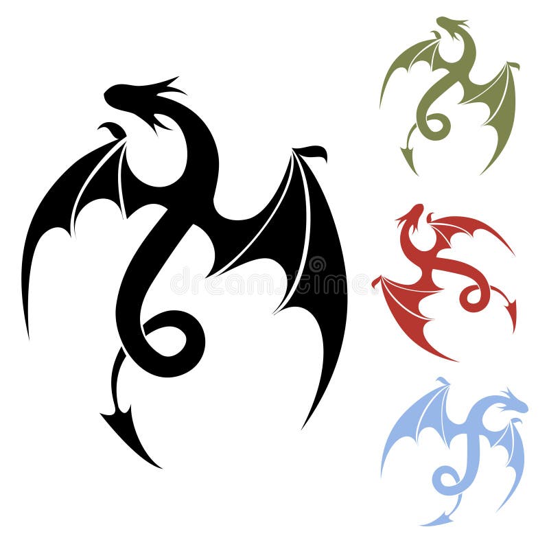 37 Tribal Dragons for Sticker Design Inspiration  UPrinting  Small dragon  tattoos Tribal dragon tattoos Dragon tattoo designs