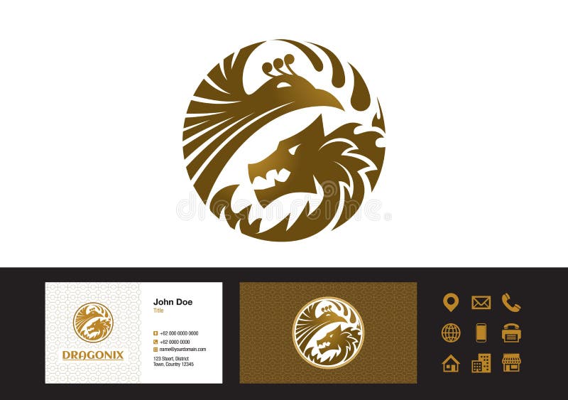 Gold Phoenix Logo Stock Illustrations 673 Gold Phoenix Logo Stock Illustrations Vectors Clipart Dreamstime