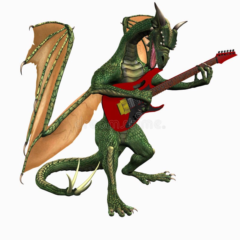 Dragon Guitar Royalty-Free Images, Stock Photos & Pictures