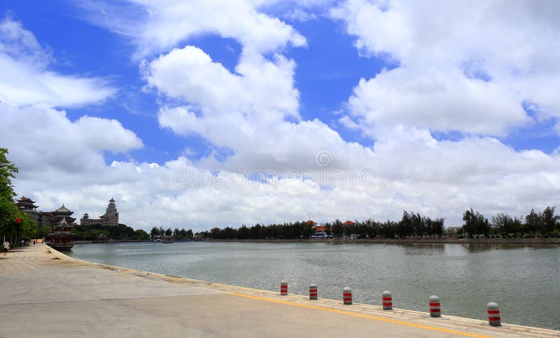 Dragon pool of jimei school in amoy city royalty free stock photo Dragon pool of jimei school in amoy city royalty free stock photo