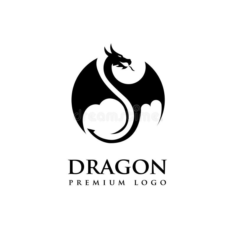 Premium Vector  Dragon logo template