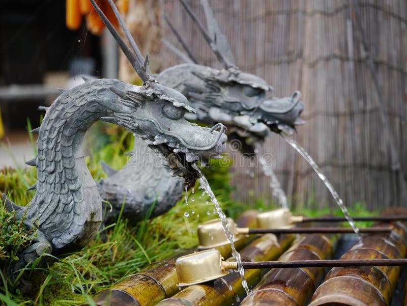 Dragon tap stock photo. Image of horizontal, water, building 70949990