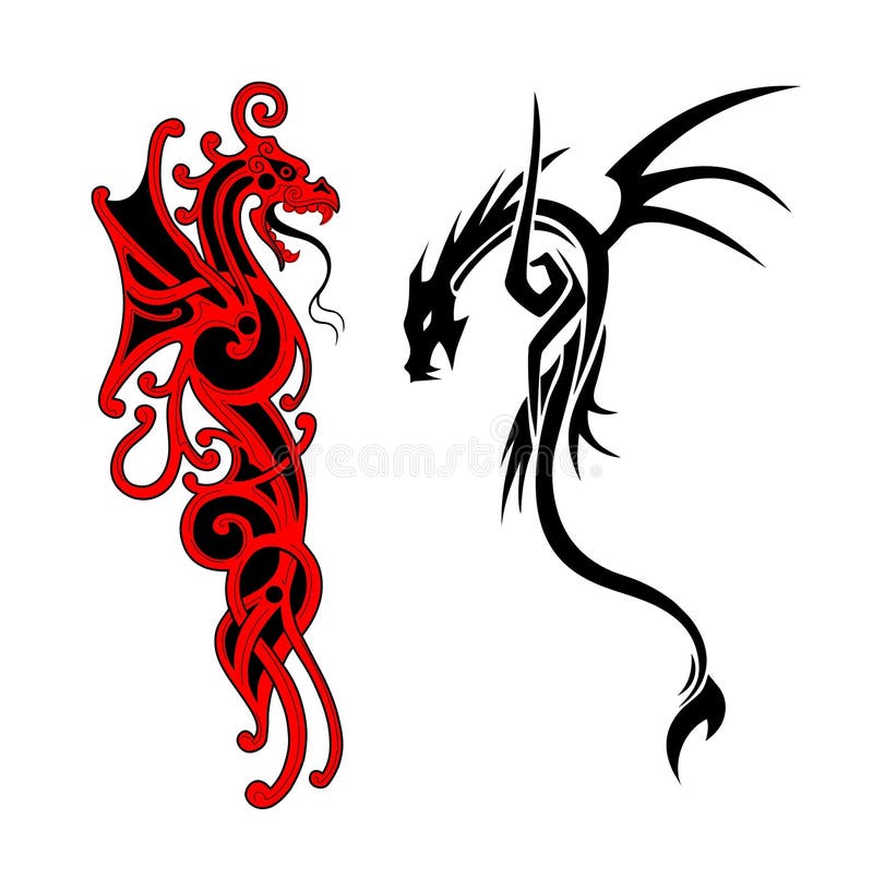 Dragon Tattoo stock vector. Illustration of design, china - 91126734 Dragon Tattoo stock vector. Illustration of design, china - 91126734
